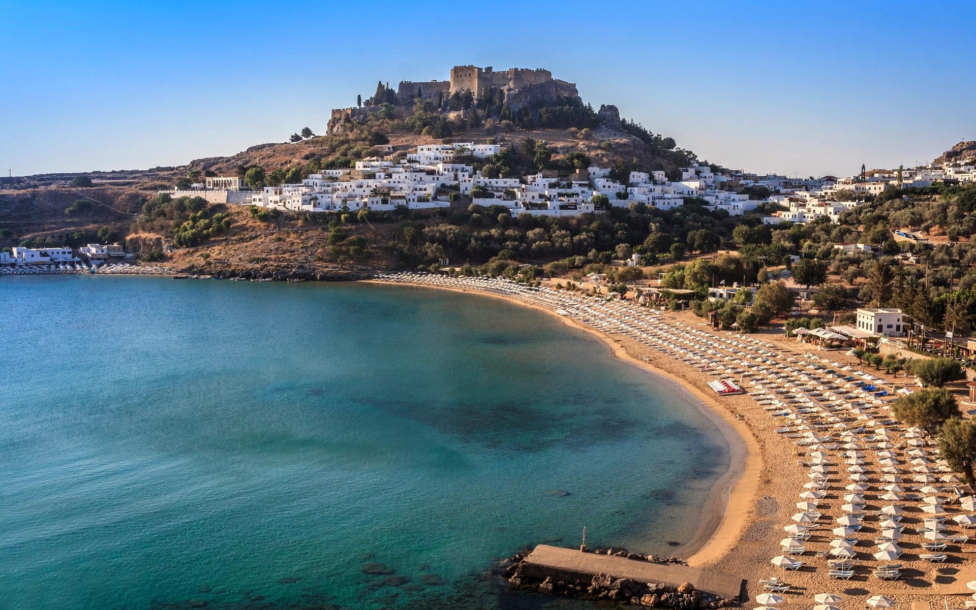 Bivalvia Beach Plus Faliraki Bagian luar foto